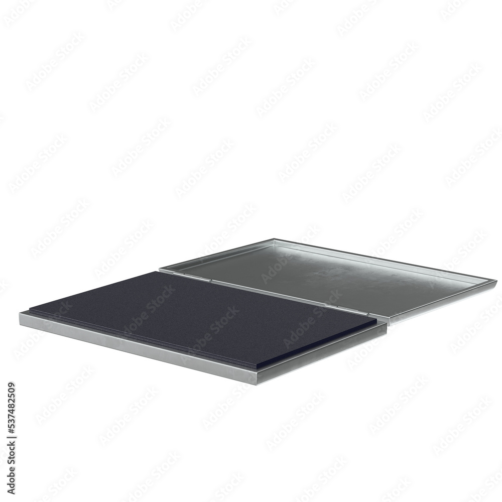 3d rendering illustration of an ink pad for rubber stamp 3d rendering illustration of an ink pad for rubber stamp