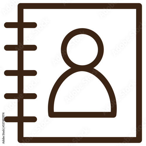 management office time outline icon photo