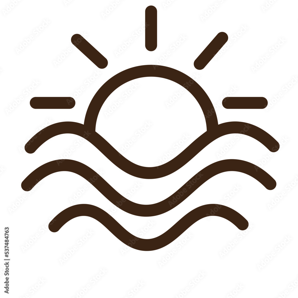 Obraz premium food medical and summer outline icon