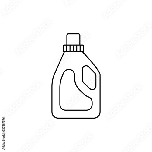Laundry Softener icon in line style icon, isolated on white background