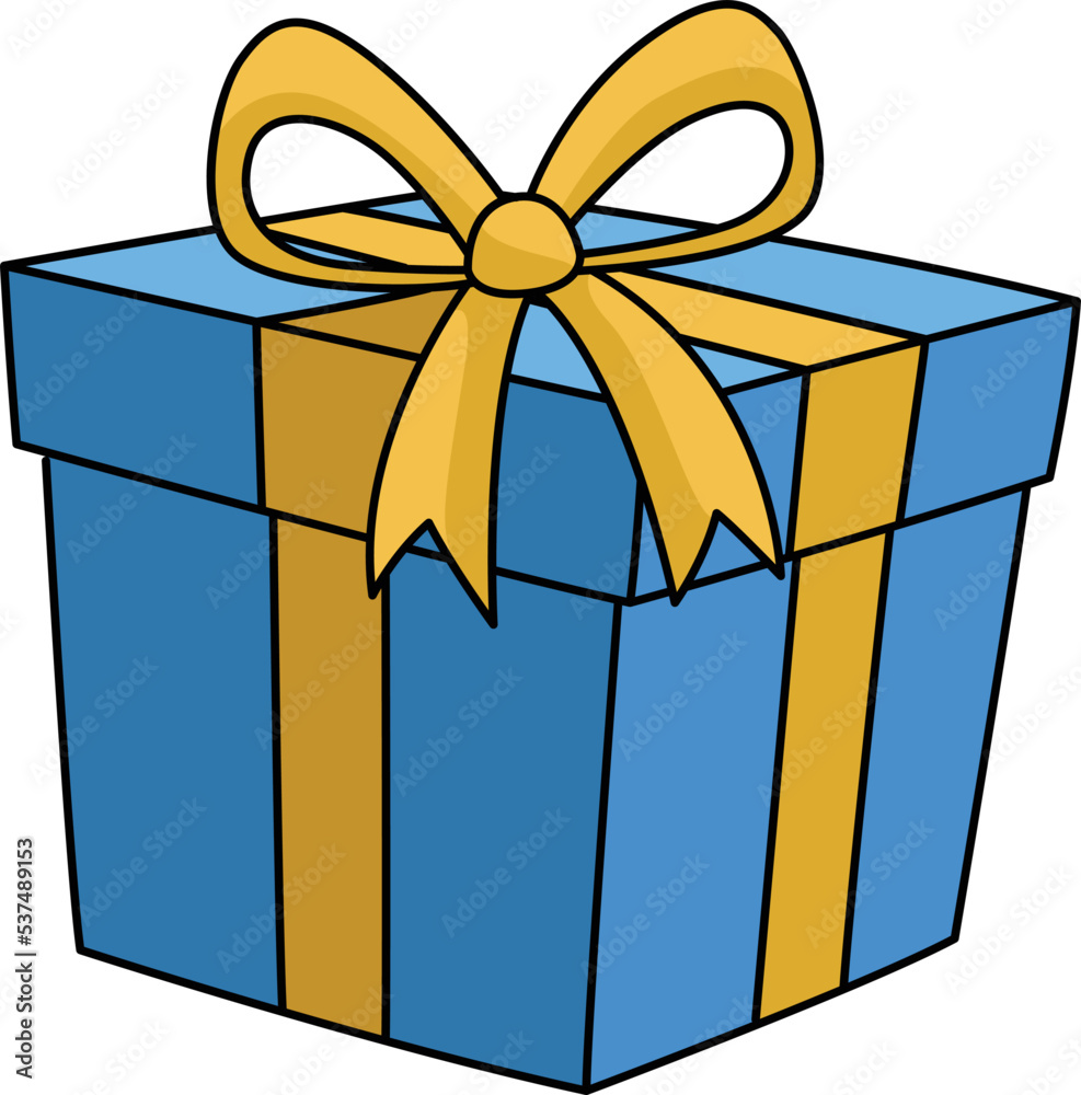 Gift Cartoon Colored Clipart Illustration Gift Cartoon Colored Clipart Illustration