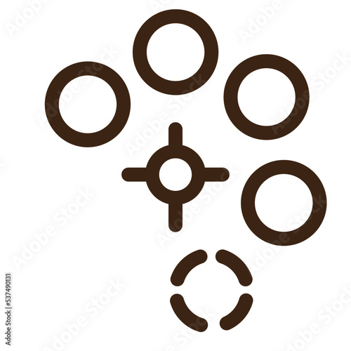 copy duplicate editor rotate tools outline icon