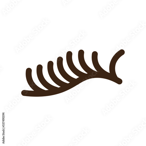 eyelash lashes tool outline icon