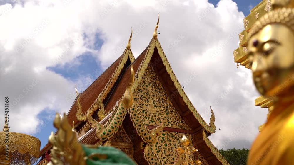 Beautiful scenery at Golden Doi Suthep Temple in Chiang Mai, Thailand Beautiful scenery at Golden Doi Suthep Temple in Chiang Mai, Thailand