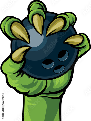 Claw Monster Hand Holding a...