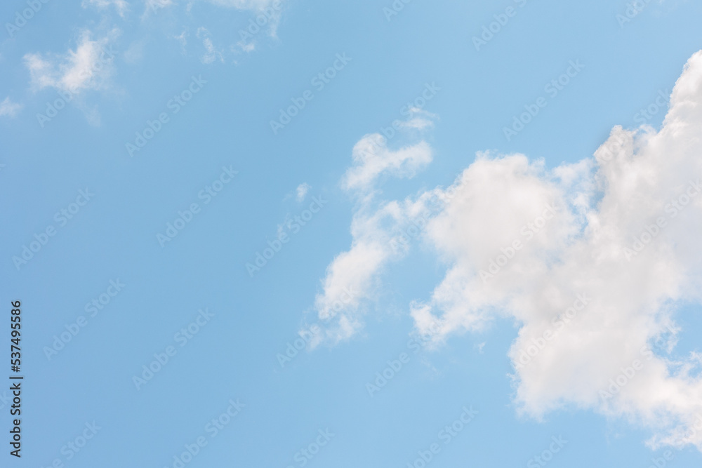 Blue sky with white clouds. High quality photo Blue sky with white clouds. High quality photo