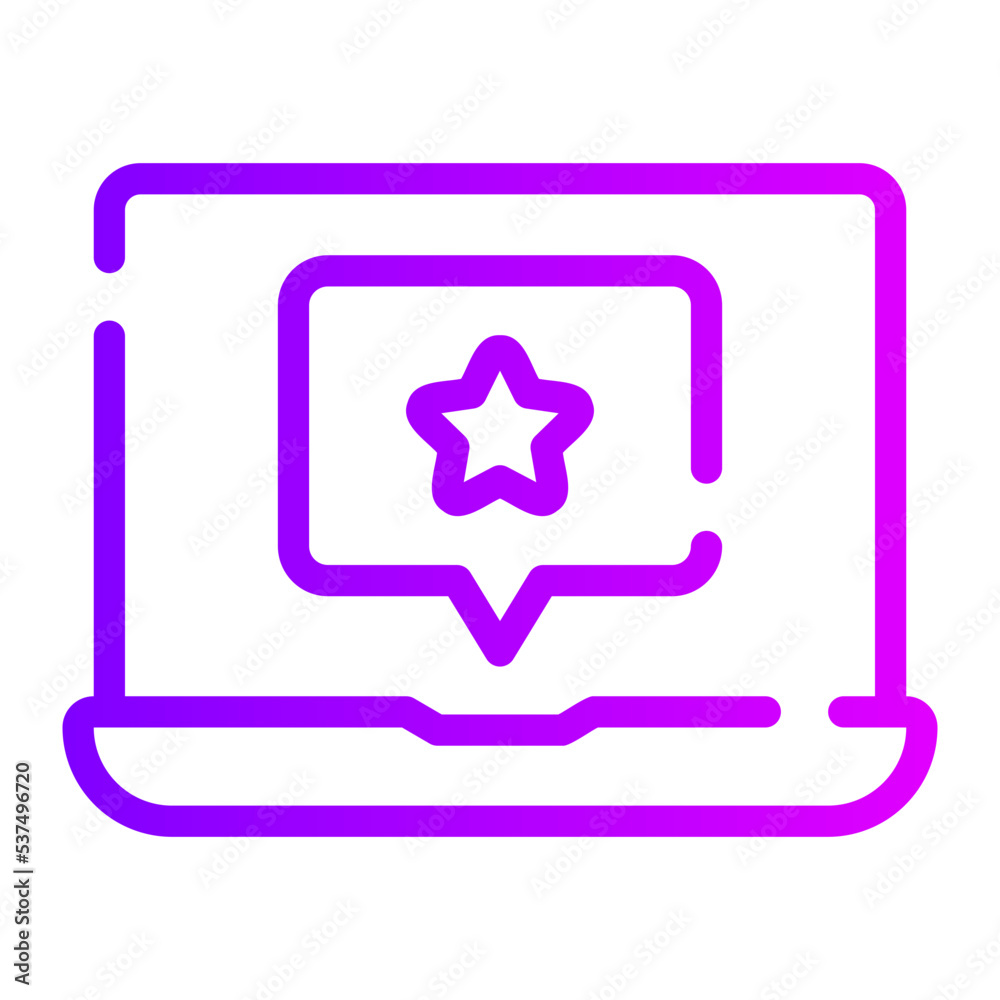 customer satisfaction gradient icon customer satisfaction gradient icon