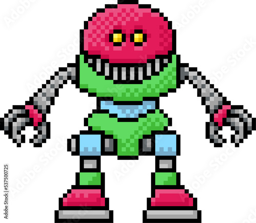 Cute Robot Cartoon Video Ga...