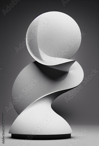 abstract modern sculpture