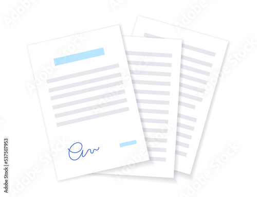 Paper Document Contract