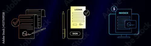 License form document