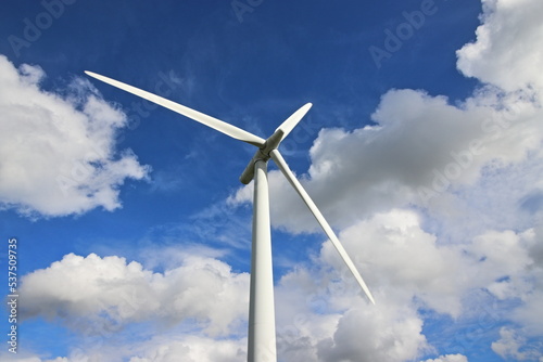 Wind Turbine Reaching To The Sky For Energy