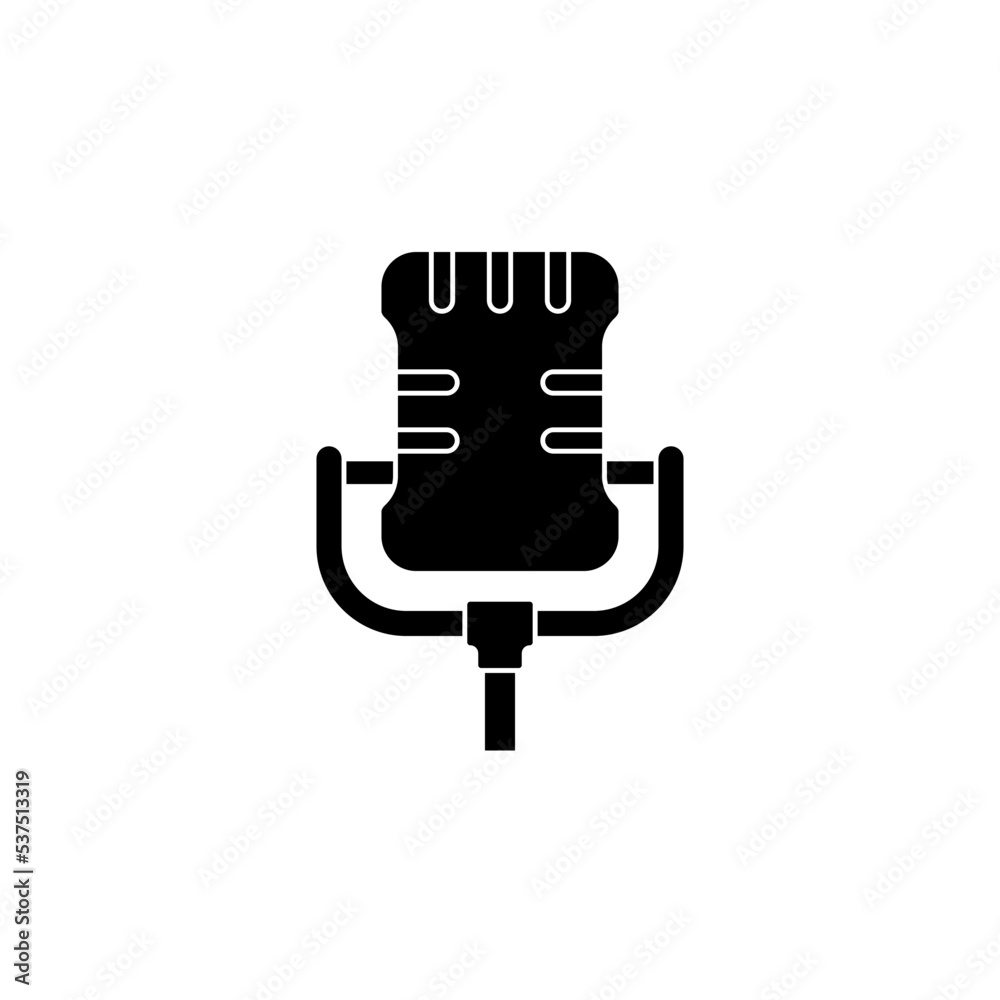 Microphone icon design template vector illustration Microphone icon design template vector illustration
