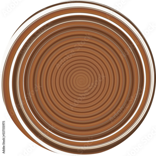 sweet cocoa candy, circle pattern