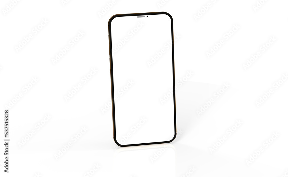 Smartphone. Mobile phone Template. Telephone 3d Smartphone. Mobile phone Template. Telephone 3d