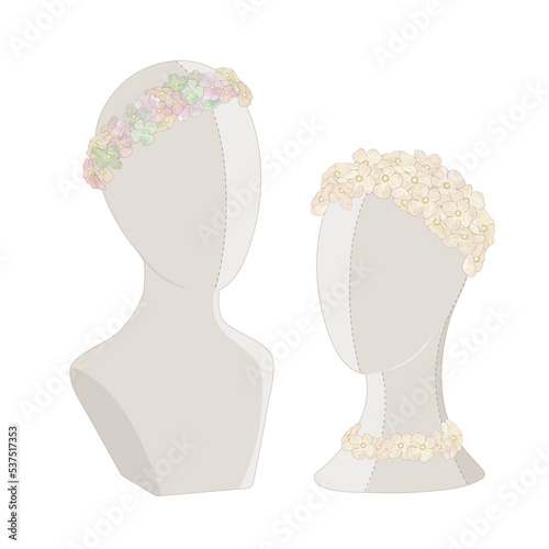 花冠・ヘッドドレス・ヘアーオーナメント・髪飾り