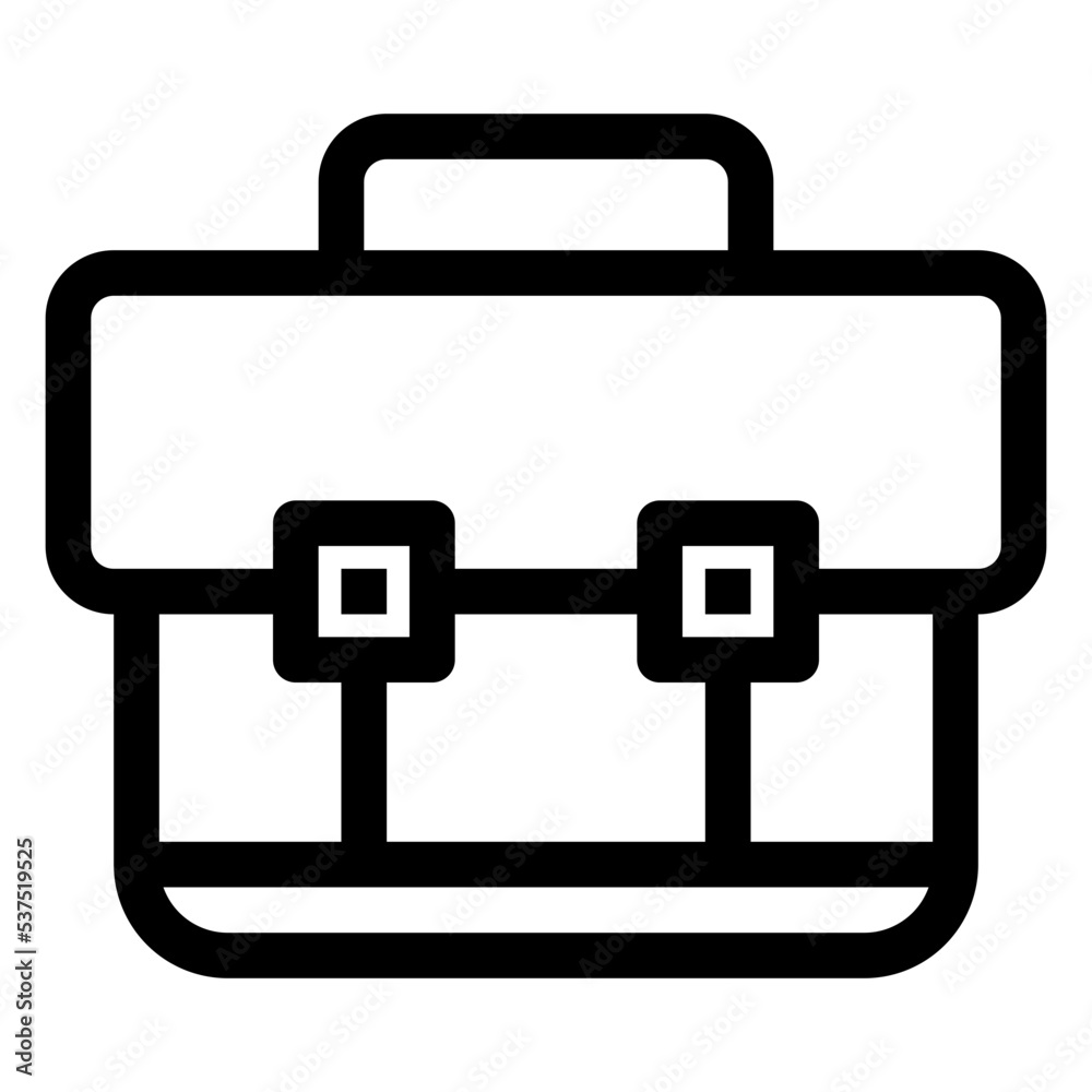 Icon Business Case With Style Outline Icon Business Case With Style Outline