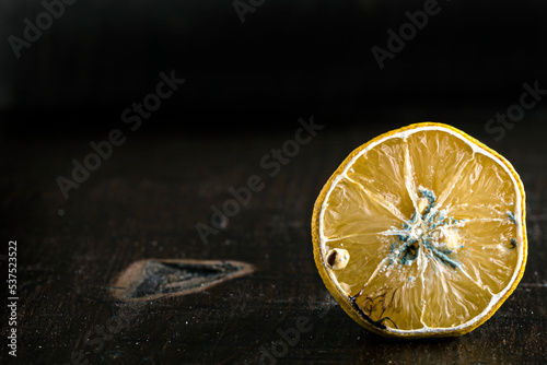 it moldy half a lemon