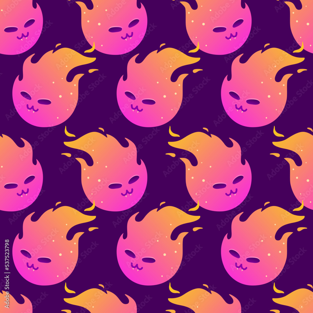 mystical-seamless-pattern-with-cartoon-shiny-cats-magic-characters-of