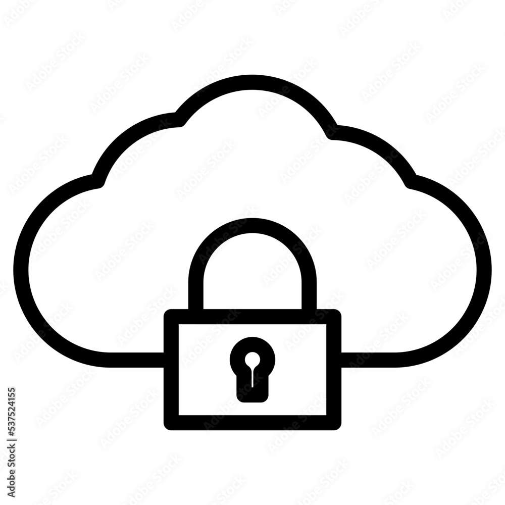 cloud security icon cloud security icon
