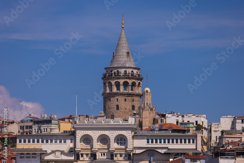 View of the European part of the city of Istanbul. Historic Center and Galata Tower © Kozlik_mozlik