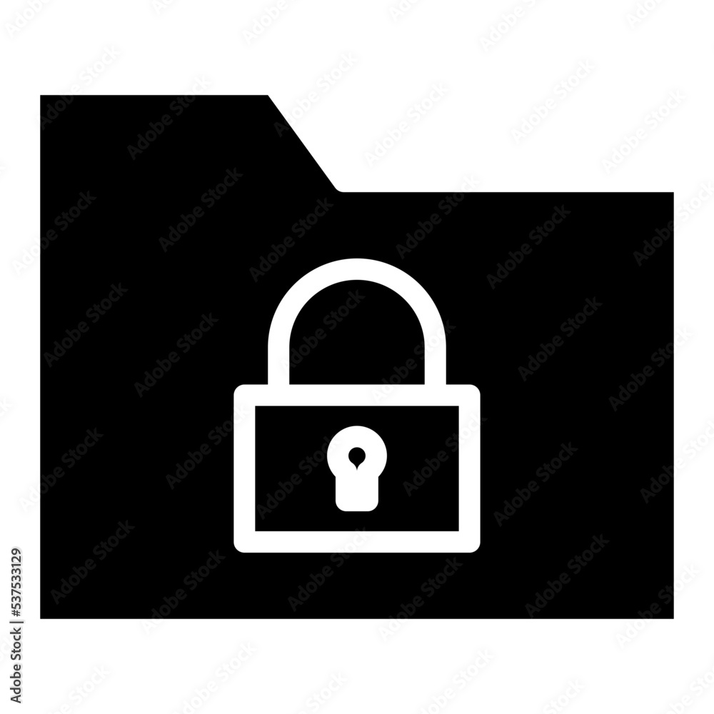 folder security icon folder security icon