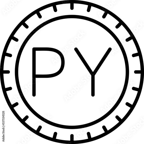 Paraguay Dial code Icon