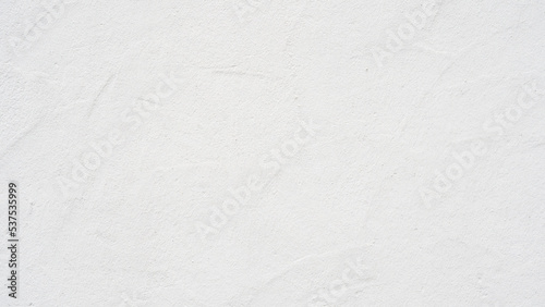 White gray bright textured plaster with spatula technique wall texture background pattern