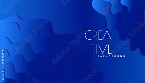 Abstract blue light shape modern wave background elegant design