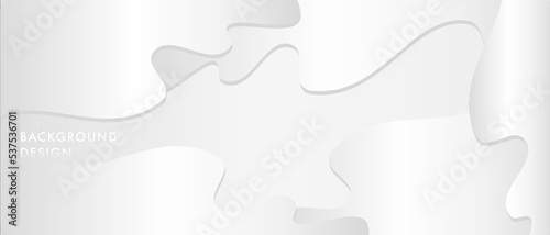 Modern shape silver abstract background wave design
