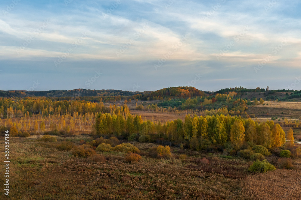 Morning in Izborsko-Malskaya Valley, Pskov region