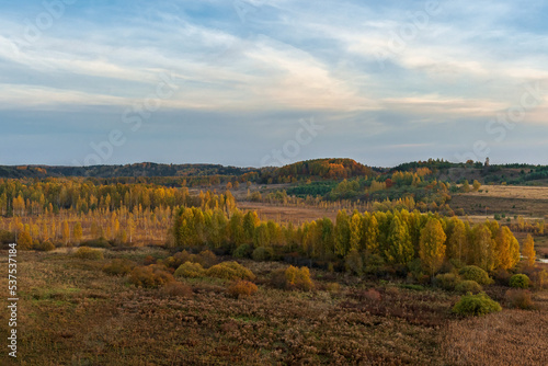 Morning in Izborsko-Malskaya Valley, Pskov region