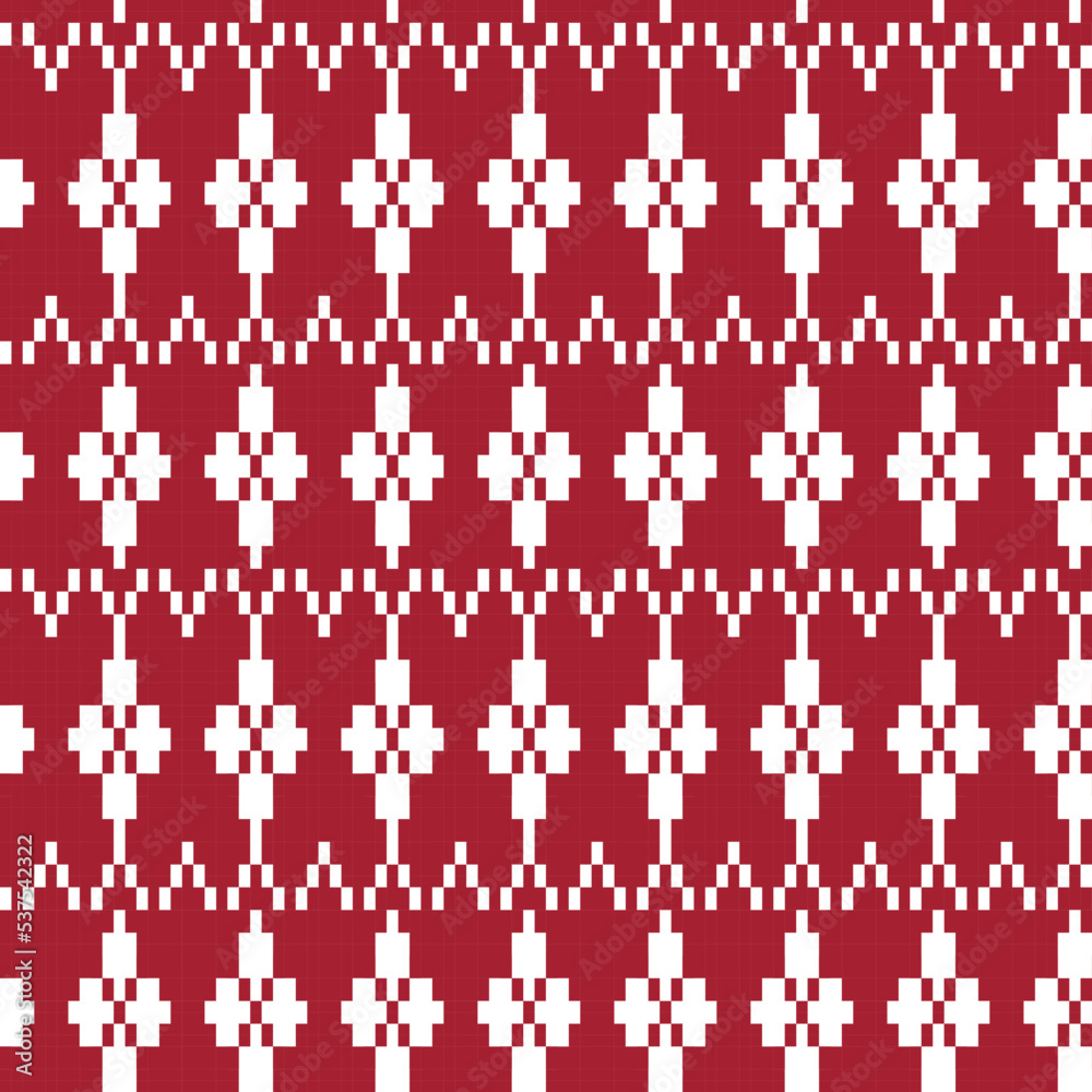 Argyle Fair Isle Seamless Pattern Design Argyle Fair Isle Seamless Pattern Design