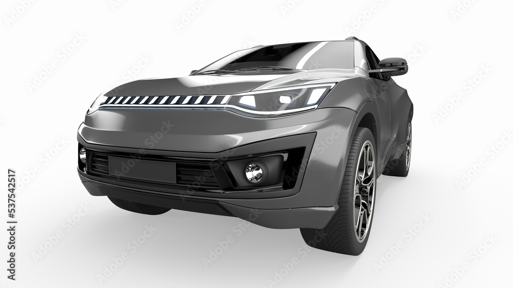 3d rendered fictional car illustration of a generic suv