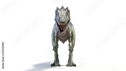 Fototapeta Naklejka Na Ścianę i Meble -  3d rendered dinosaur illustration of the Acrocanthosaurus