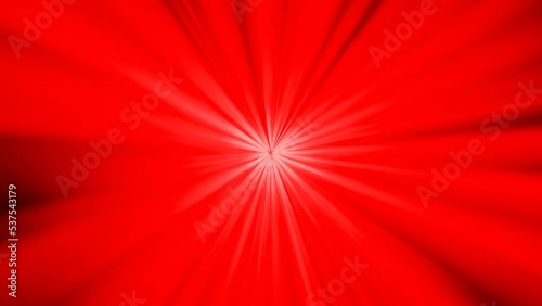 Energía, luz brillante, luminoso, radiante rojo. 4K	