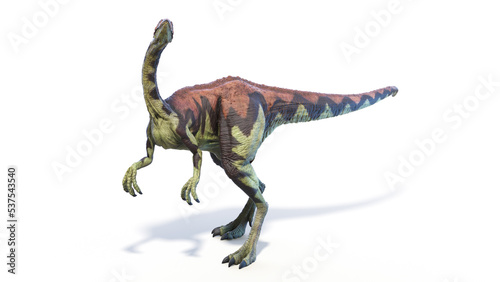 Fototapeta Naklejka Na Ścianę i Meble -  3d rendered dinosaur illustration of the Archaeornithomimus