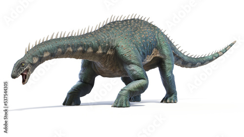 Fototapeta Naklejka Na Ścianę i Meble -  3d rendered dinosaur illustration of the Barapasaurus
