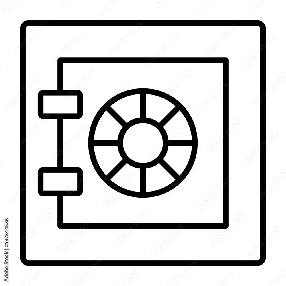 safe box icon safe box icon