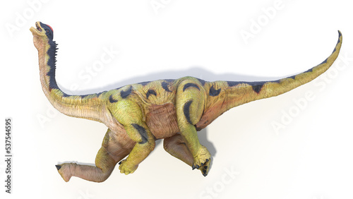 3d rendered dinosaur illustration of the Camarasaurus