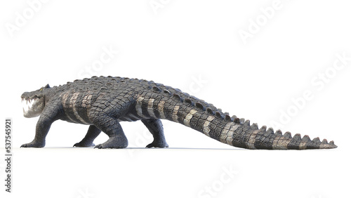 3d rendered dinosaur illustration of the Kaprosuchus