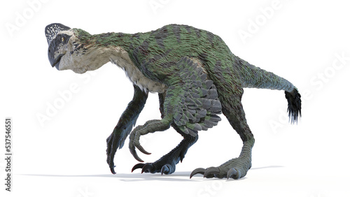 3d rendered dinosaur illustration of the Oviraptor © Sebastian Kaulitzki