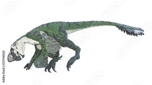 Fototapeta Naklejka Na Ścianę i Meble -  3d rendered dinosaur illustration of the Oviraptor