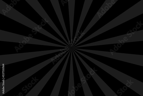 Black and gray sunburst background