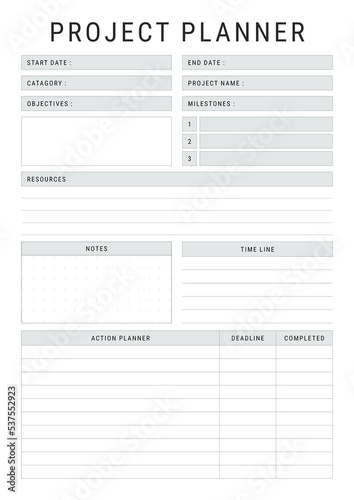 Simple Project Planner