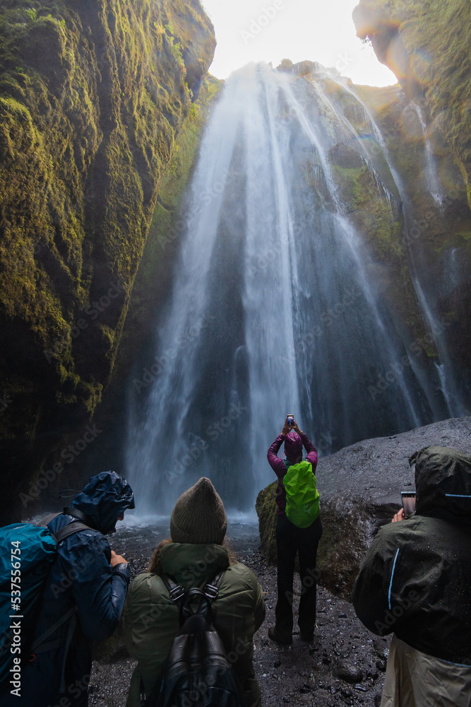 Gljufrafoss waterfall, Iceland Gljufrafoss waterfall, Iceland