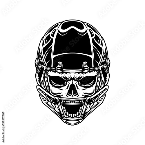 skull football Helmet
