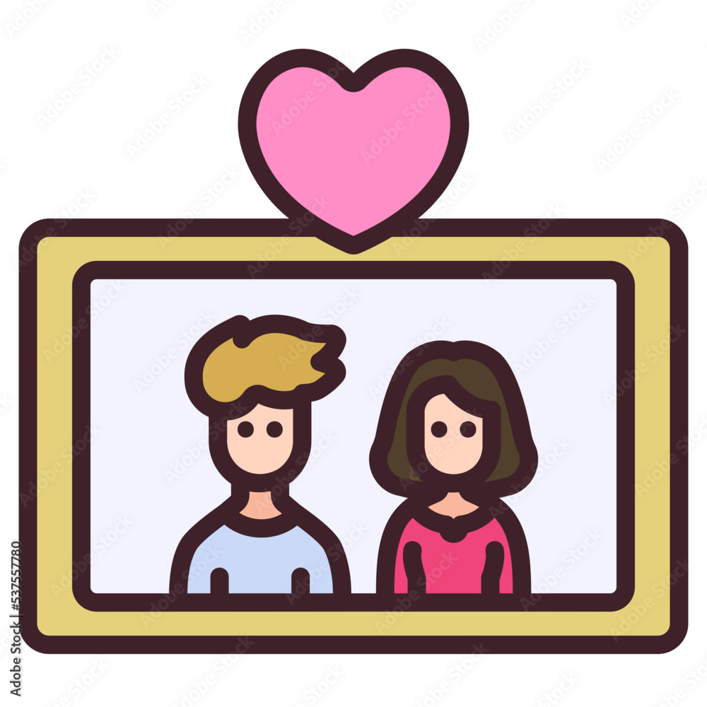 couple photo icon