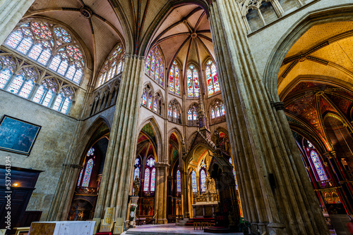 Interior of the Cathedral of Saint Mary, Bayonne, France. © Jesús de Fuensanta