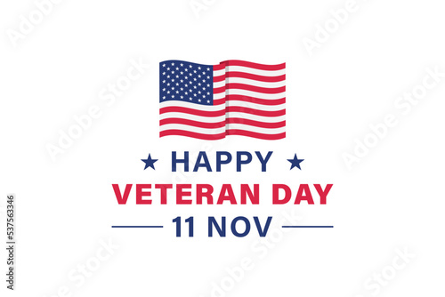 Veteran day vector illustration